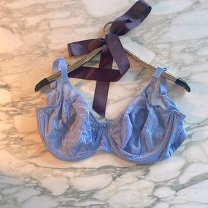 Barely worn Cleo bra. 32J periwinkle color.